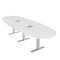 Skutchi Designs 45 in W, 144 in L, 29 in H, Engineered Wood Top, White HAR-BOVL-46X143-T-ELEC-WHCYPRESS - alternate 1